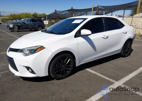 2015 Toyota Corolla Le Plus from USA, damaged, VIN 2T1BURHE3FC418486